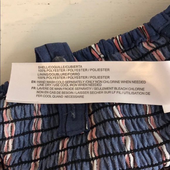 Band Of Gypsies Striped Halter / Crop Top SzM - Picture 8 of 8